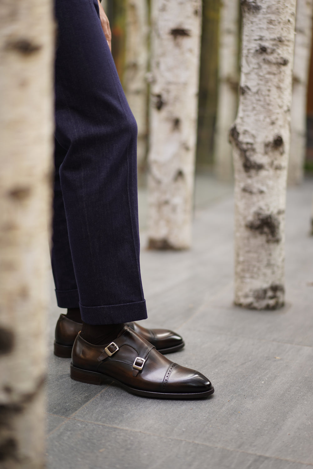 Dapper Luq Collection Double Monk Strap