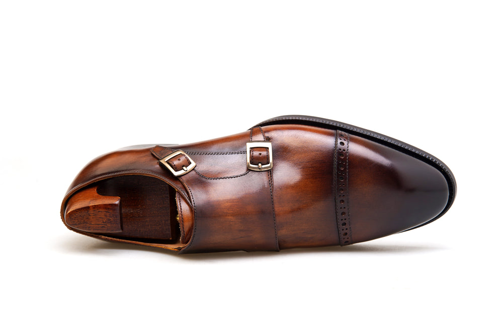 Dapper Luq Collection Double Monk Strap