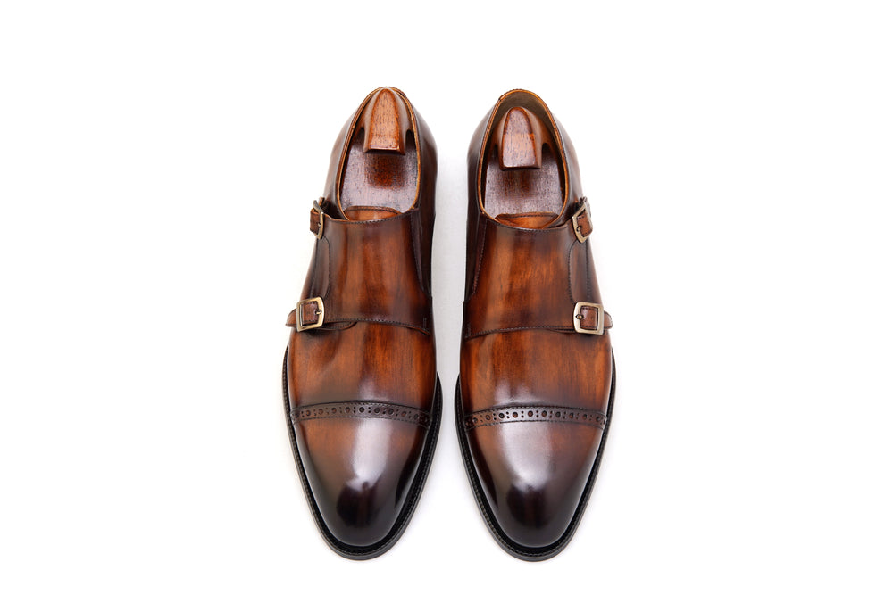 Dapper Luq Collection Double Monk Strap