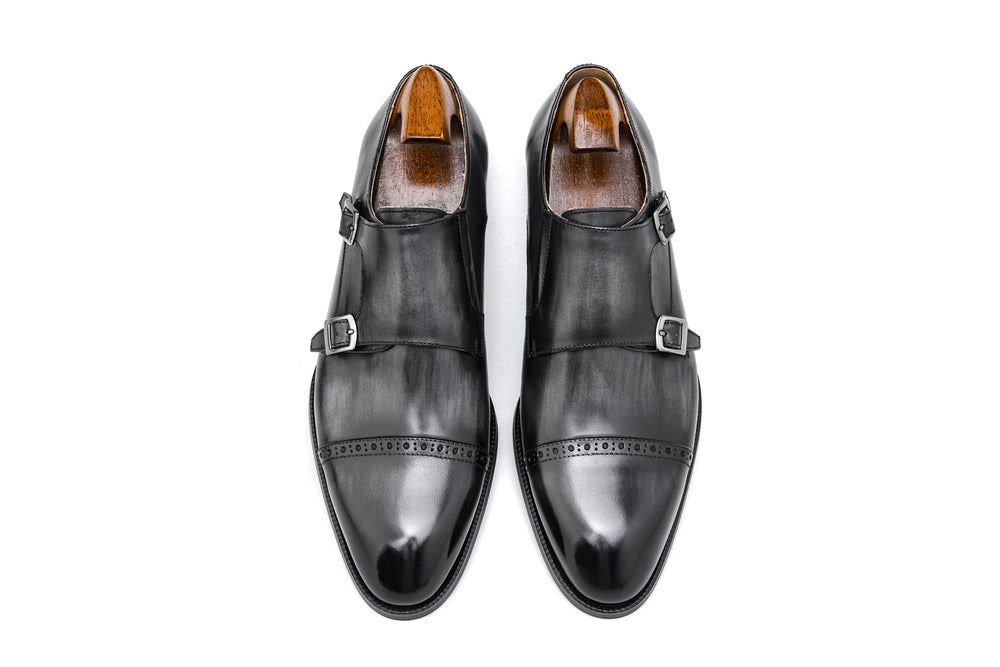 Dapper Luq Collection Double Monk Strap