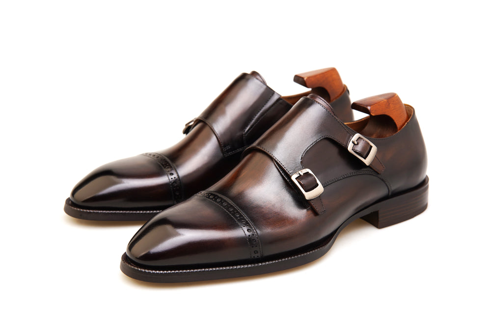Dapper Luq Collection Double Monk Strap