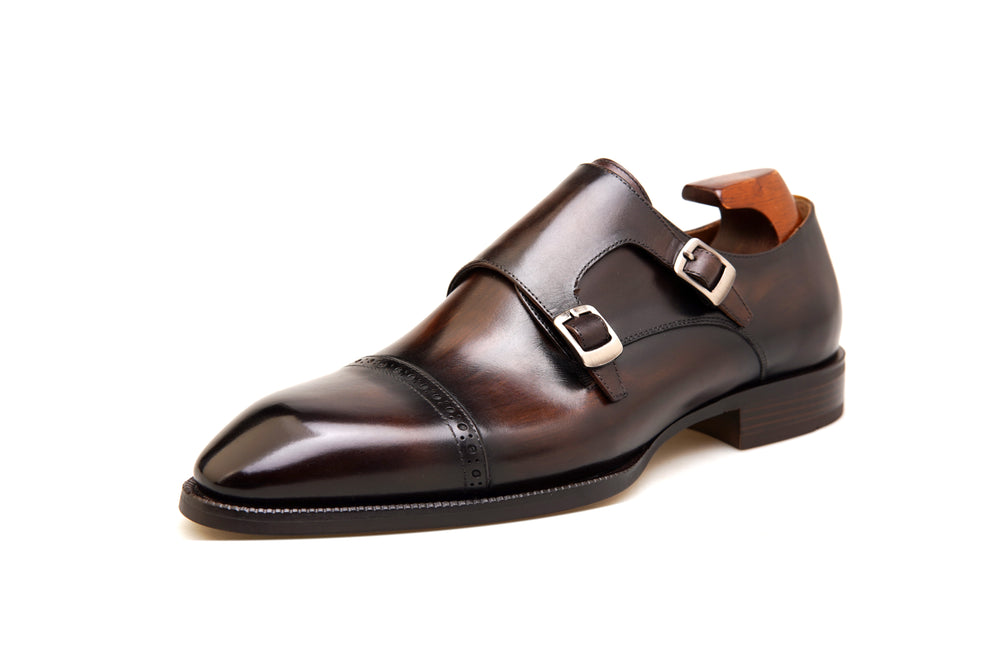 Dapper Luq Collection Double Monk Strap