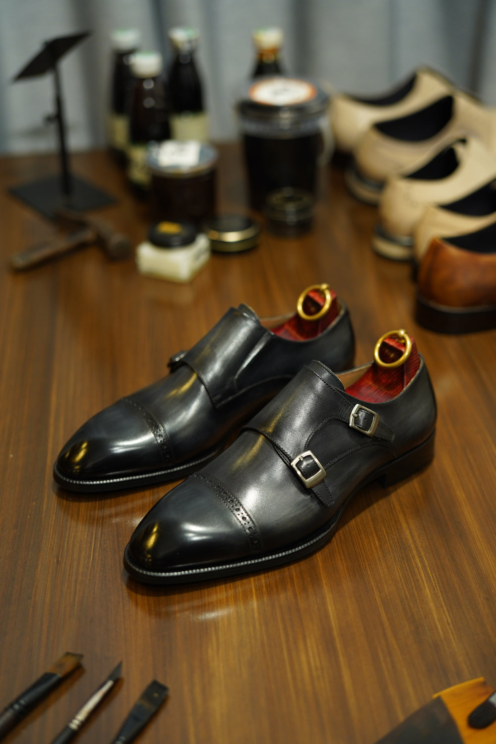 Dapper Luq Collection Double Monk Strap