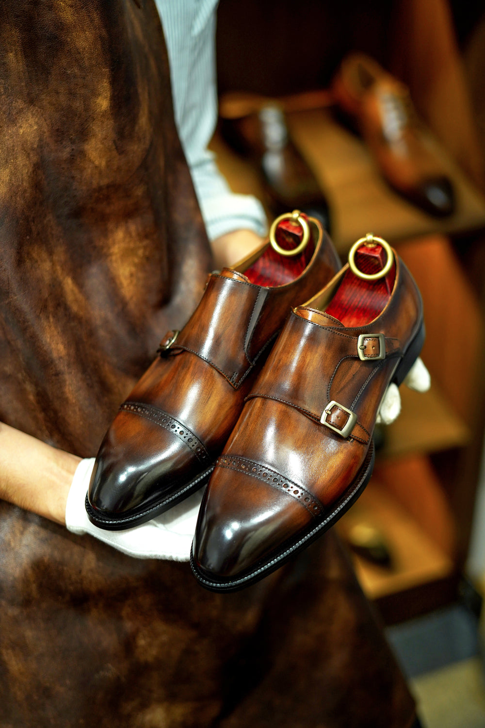 Dapper Luq Collection Double Monk Strap