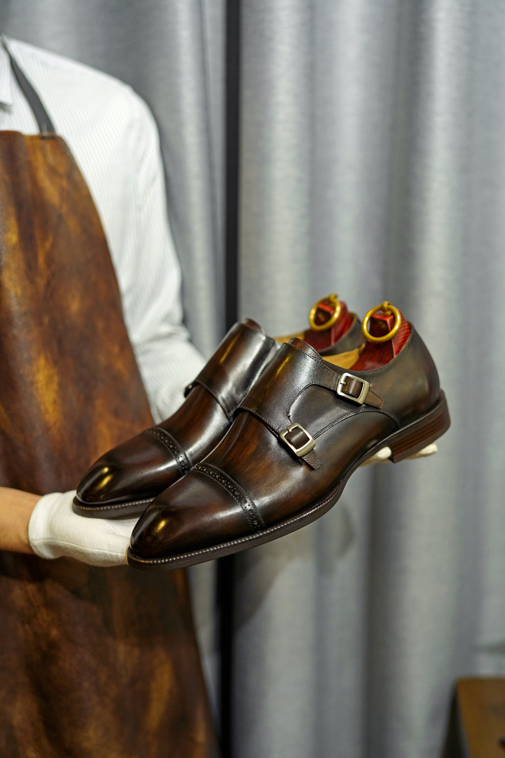 Dapper Luq Collection Double Monk Strap