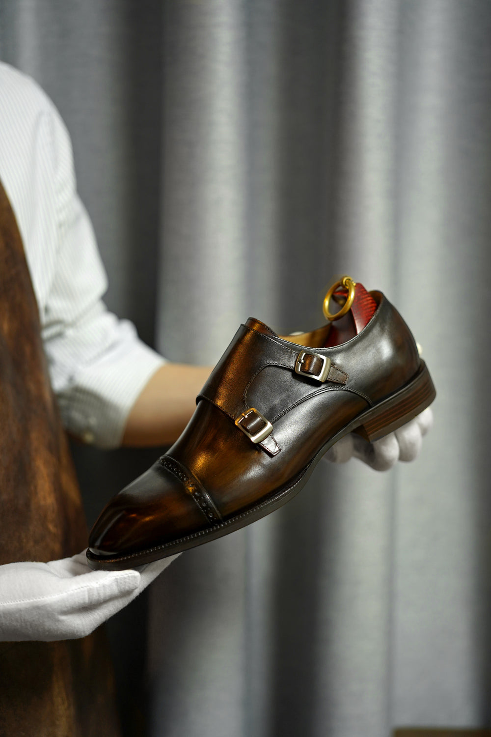 Dapper Luq Collection Double Monk Strap